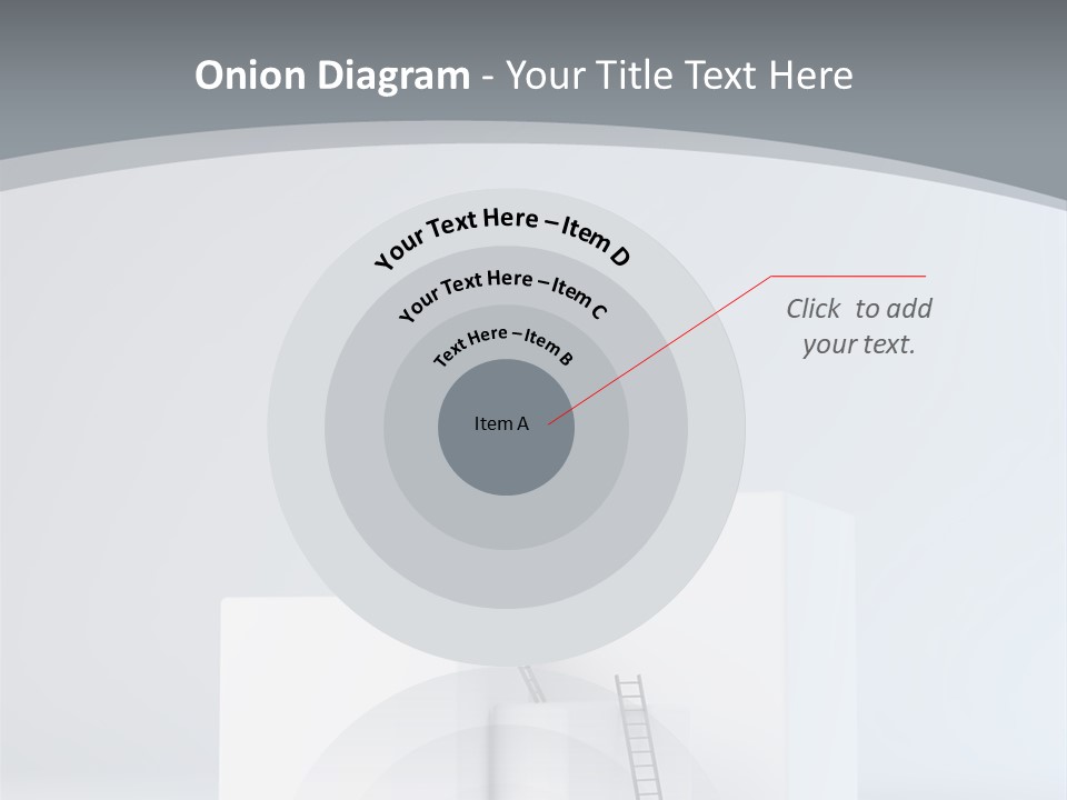 Box Stands Steps PowerPoint Template