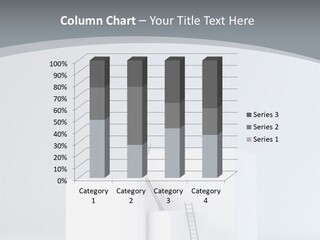 Box Stands Steps PowerPoint Template