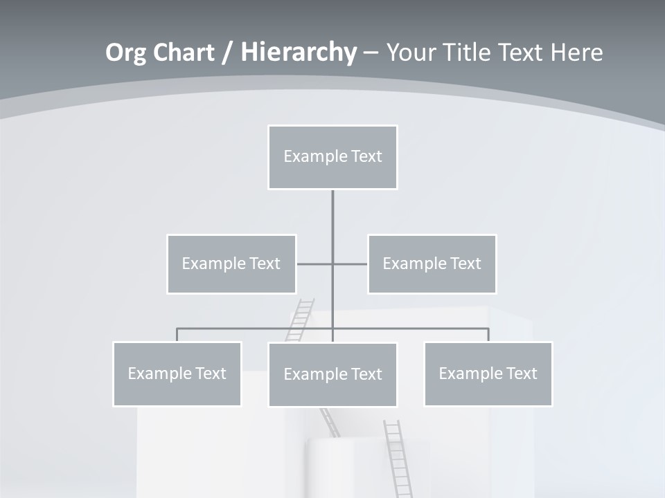 Box Stands Steps PowerPoint Template