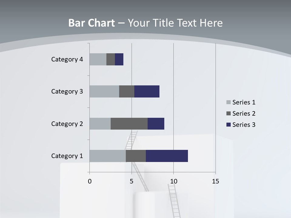 Box Stands Steps PowerPoint Template