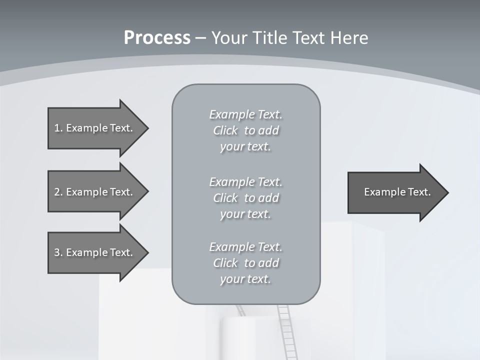 Box Stands Steps PowerPoint Template