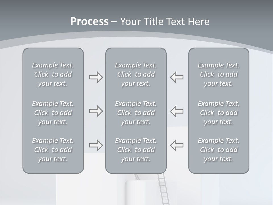 Box Stands Steps PowerPoint Template