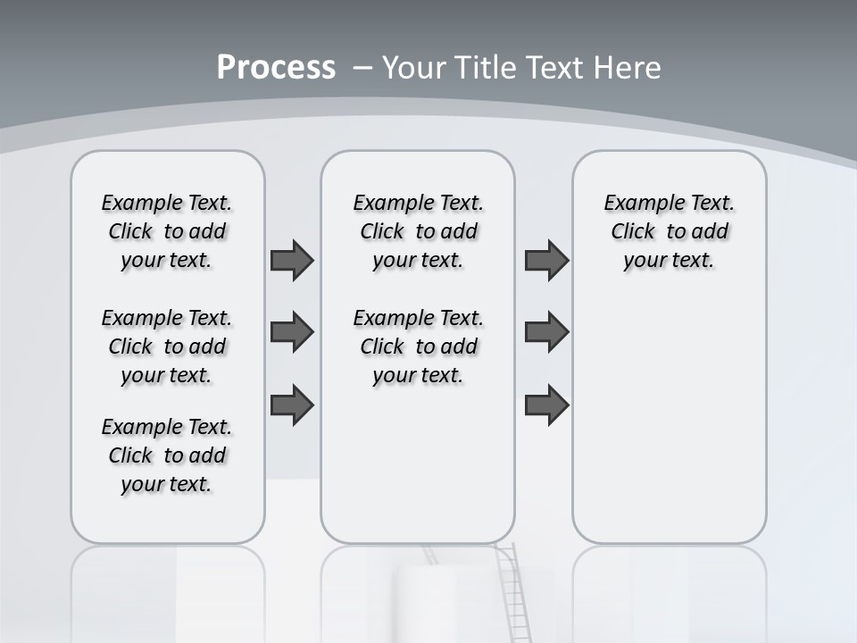 Box Stands Steps PowerPoint Template