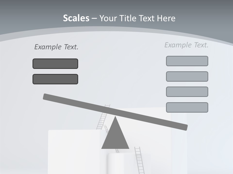 Box Stands Steps PowerPoint Template
