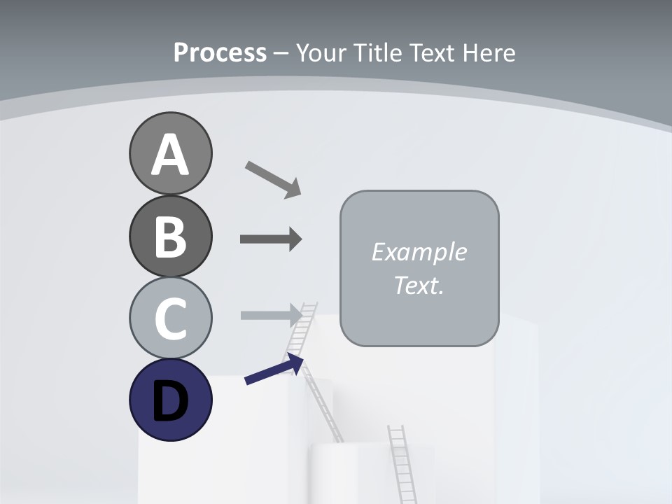 Box Stands Steps PowerPoint Template