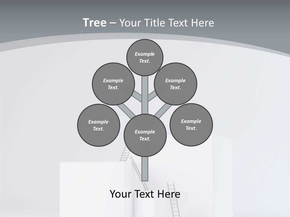 Box Stands Steps PowerPoint Template