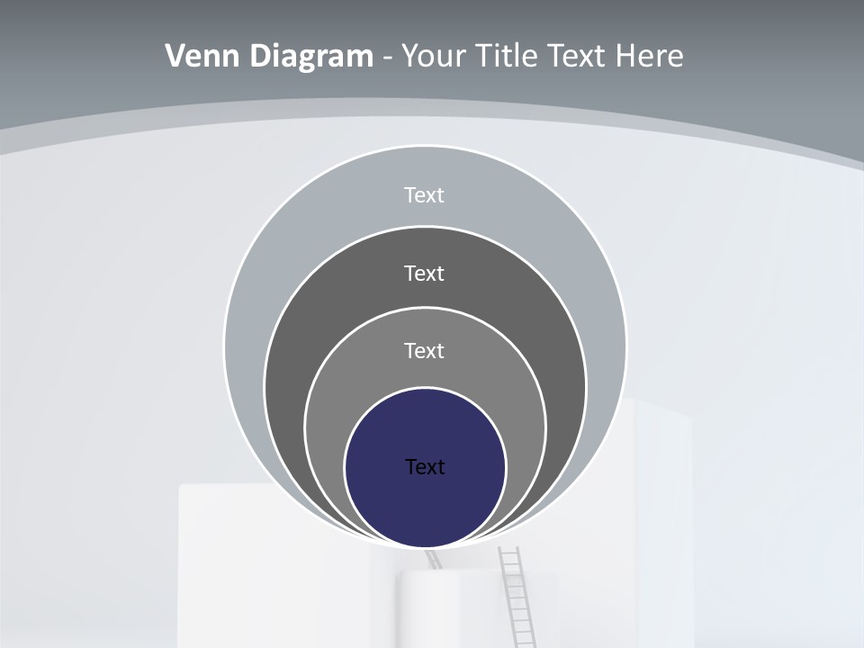 Box Stands Steps PowerPoint Template