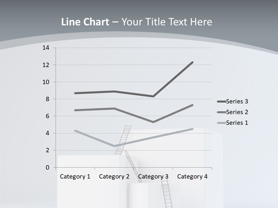 Box Stands Steps PowerPoint Template