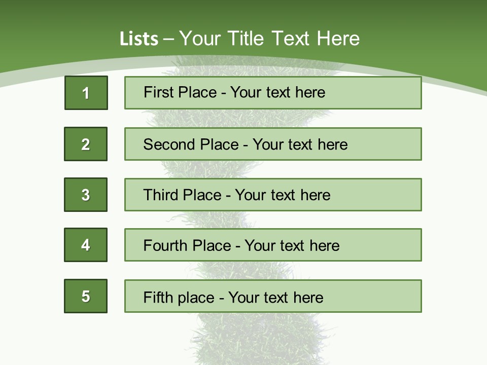 Toe Conservation Step PowerPoint Template