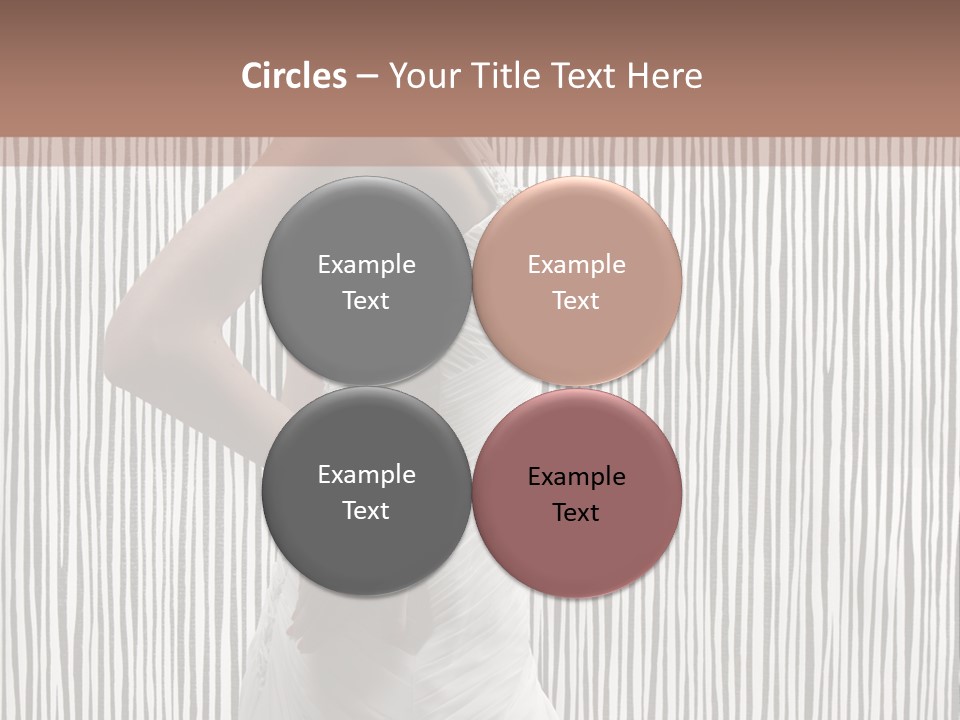 Portrait White Brunette PowerPoint Template