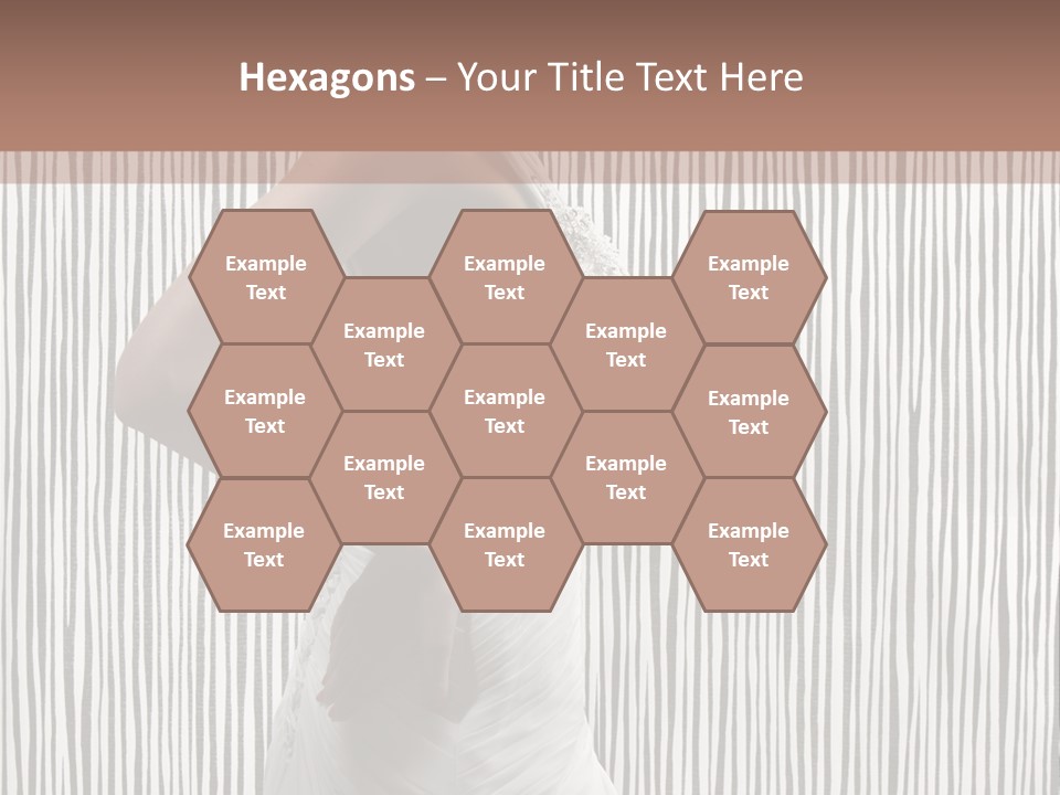 Portrait White Brunette PowerPoint Template