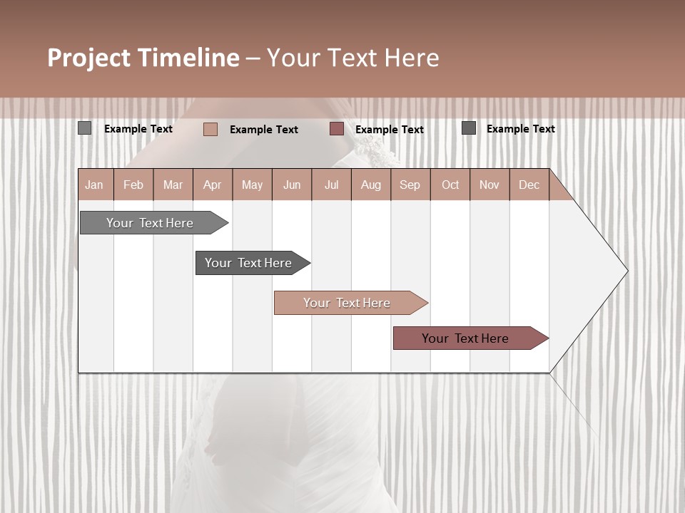 Portrait White Brunette PowerPoint Template