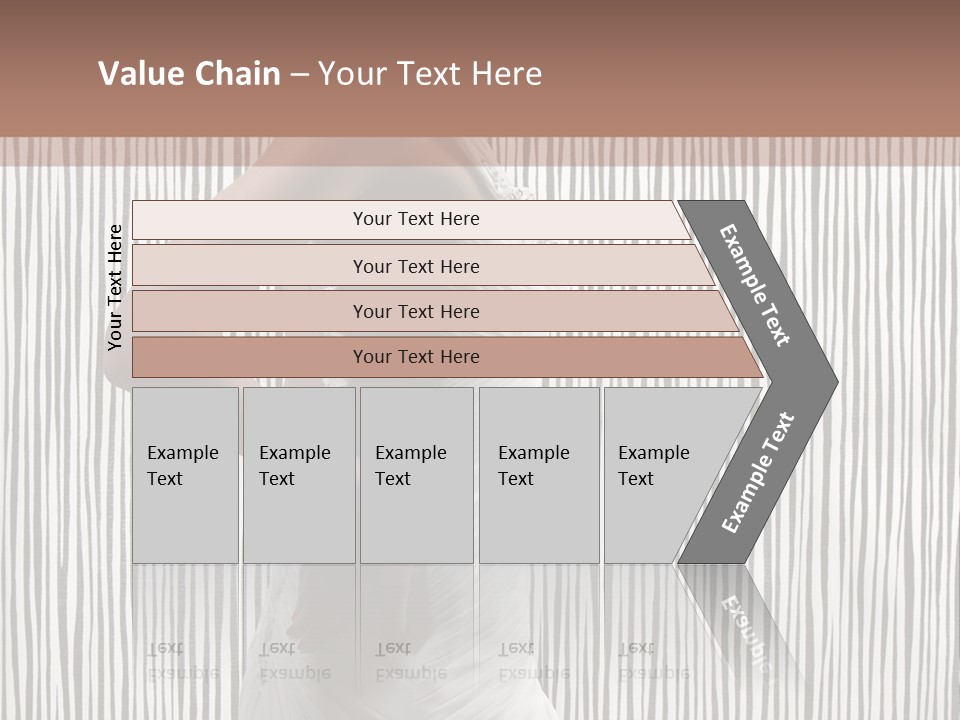 Portrait White Brunette PowerPoint Template