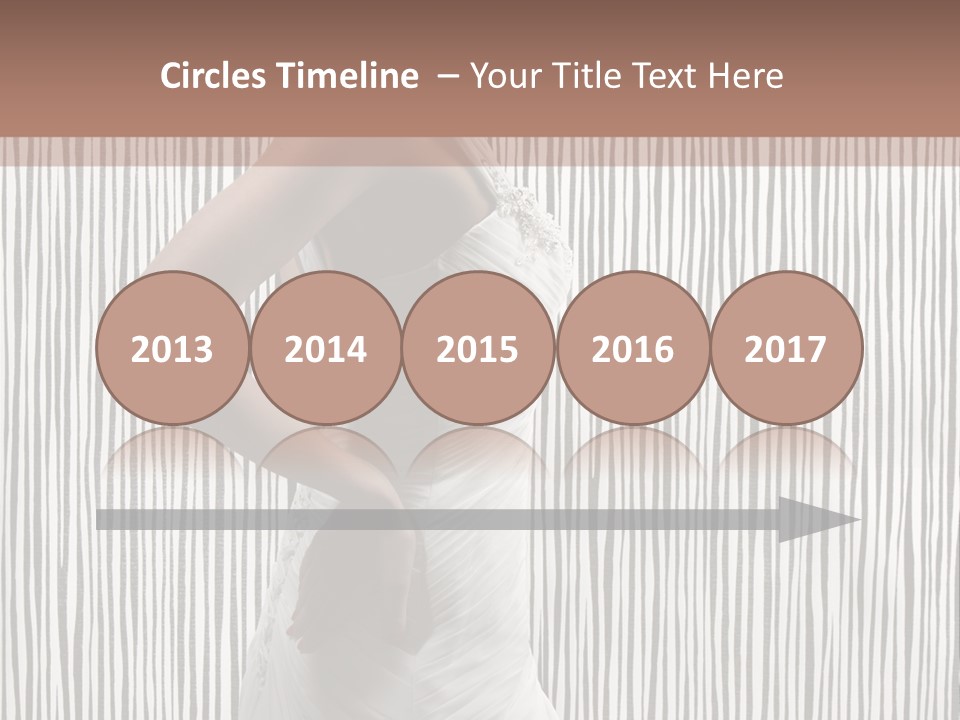 Portrait White Brunette PowerPoint Template