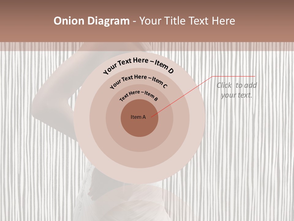 Portrait White Brunette PowerPoint Template