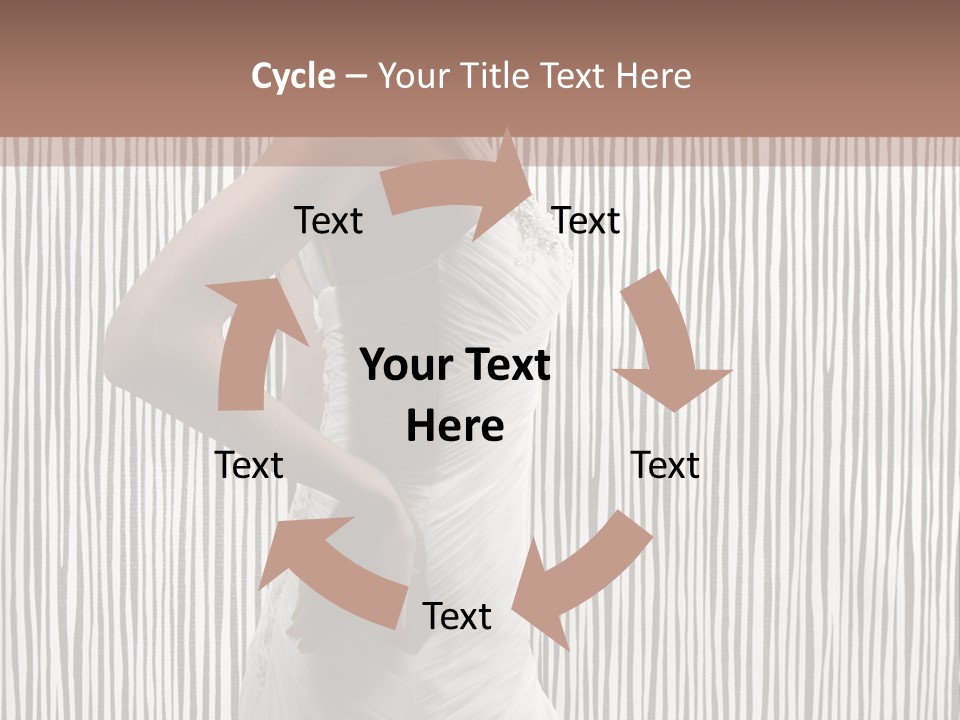 Portrait White Brunette PowerPoint Template