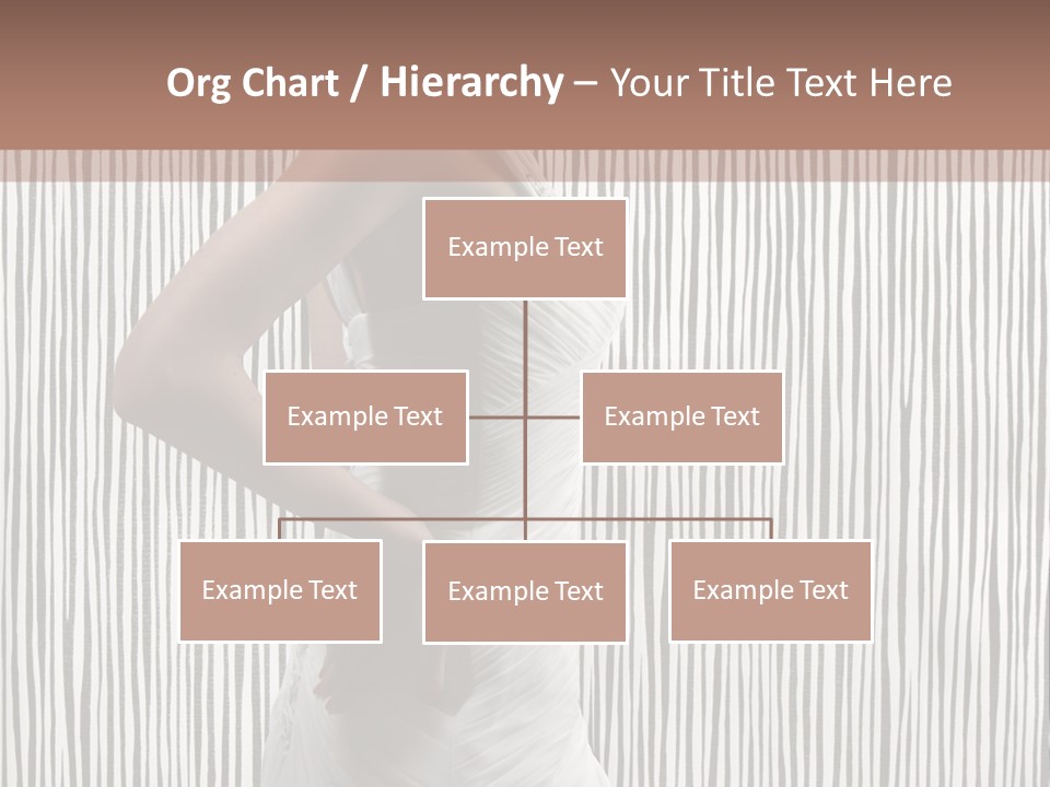 Portrait White Brunette PowerPoint Template