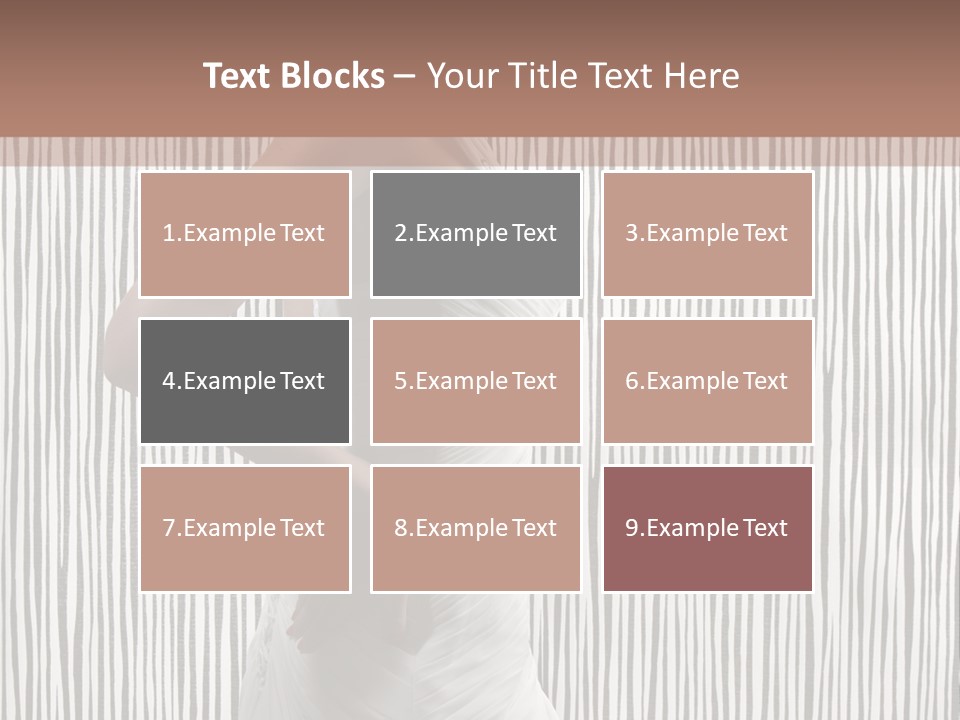 Portrait White Brunette PowerPoint Template