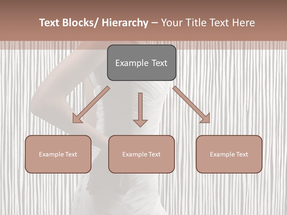 Portrait White Brunette PowerPoint Template