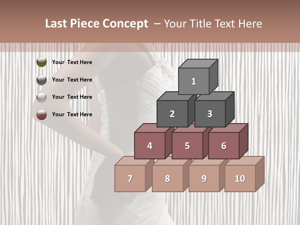 Portrait White Brunette PowerPoint Template