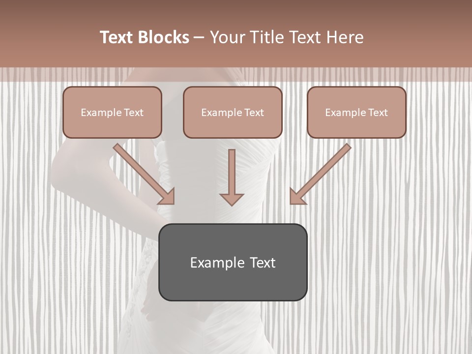 Portrait White Brunette PowerPoint Template