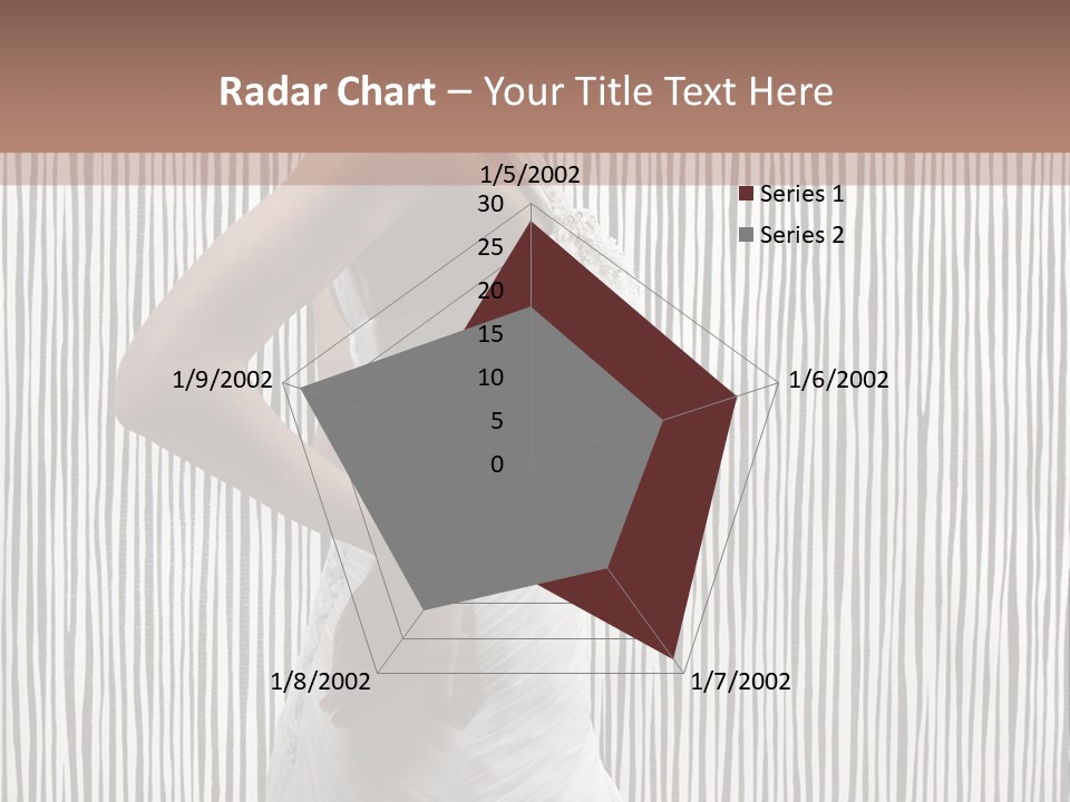 Portrait White Brunette PowerPoint Template