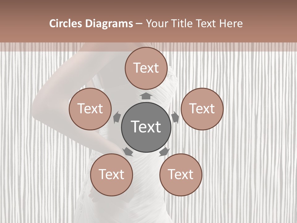 Portrait White Brunette PowerPoint Template