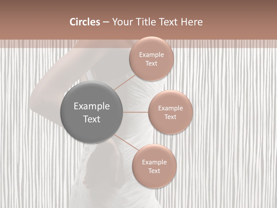 Portrait White Brunette PowerPoint Template