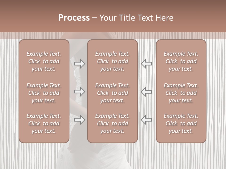 Portrait White Brunette PowerPoint Template