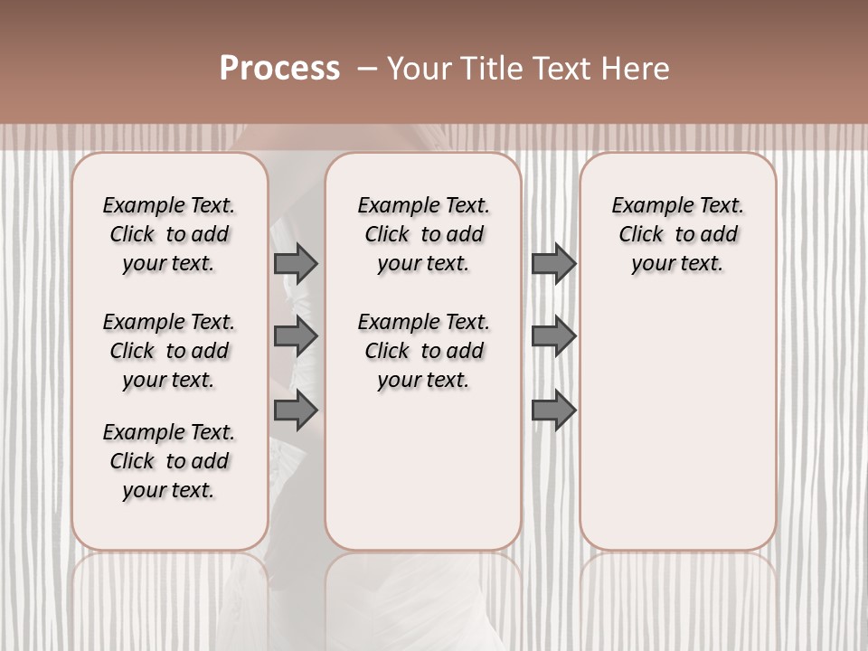 Portrait White Brunette PowerPoint Template