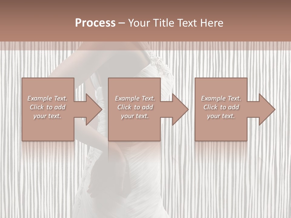 Portrait White Brunette PowerPoint Template