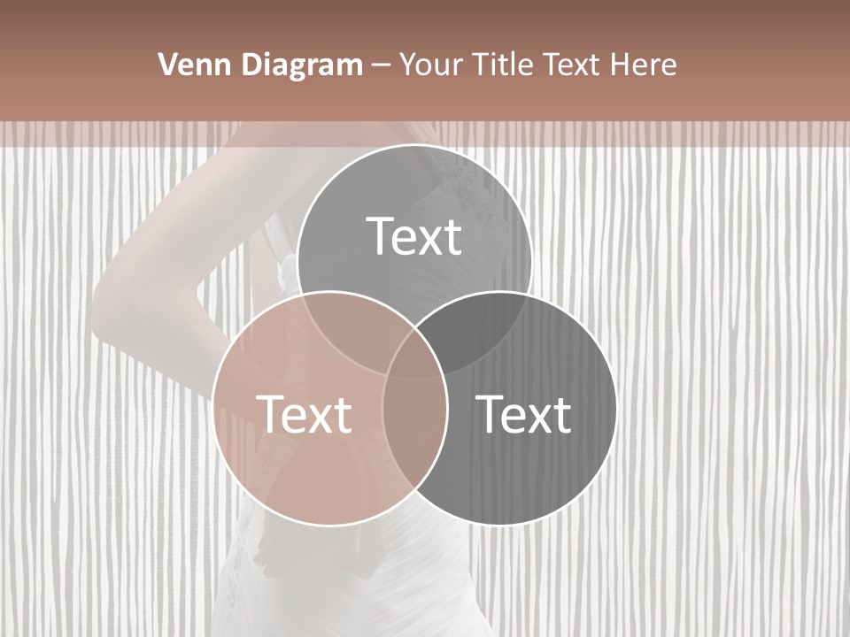 Portrait White Brunette PowerPoint Template