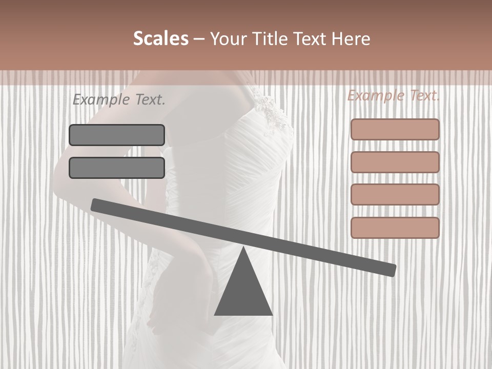 Portrait White Brunette PowerPoint Template