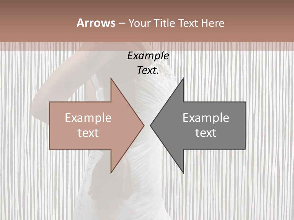 Portrait White Brunette PowerPoint Template