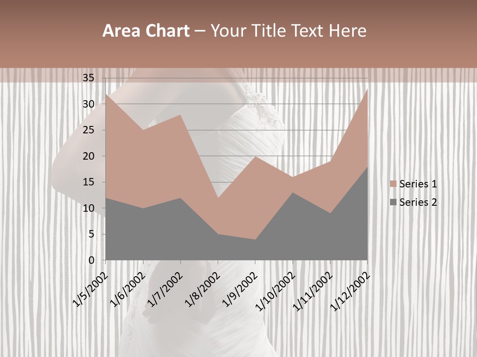 Portrait White Brunette PowerPoint Template