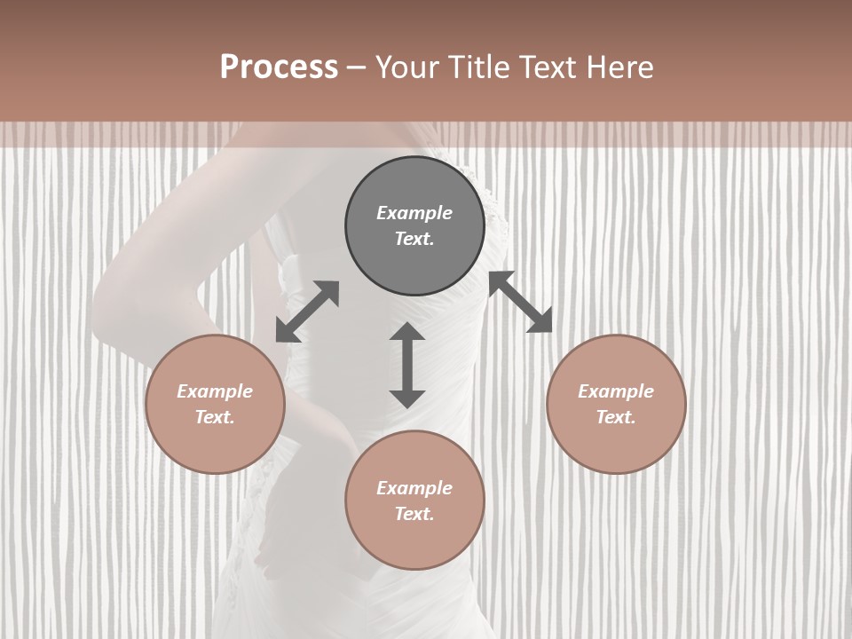 Portrait White Brunette PowerPoint Template