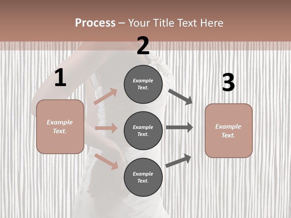 Portrait White Brunette PowerPoint Template