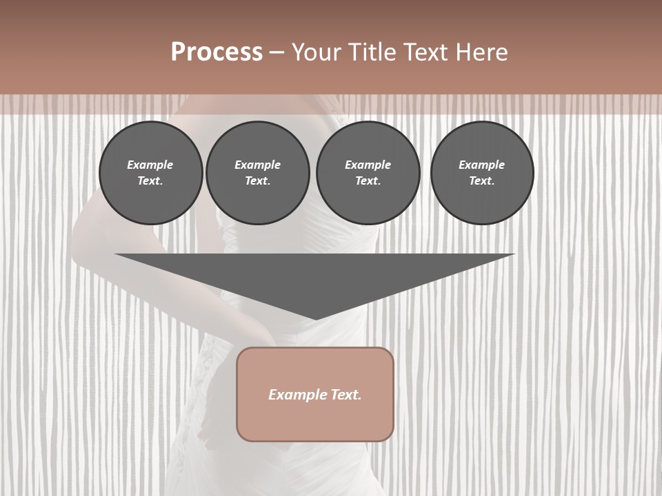 Portrait White Brunette PowerPoint Template