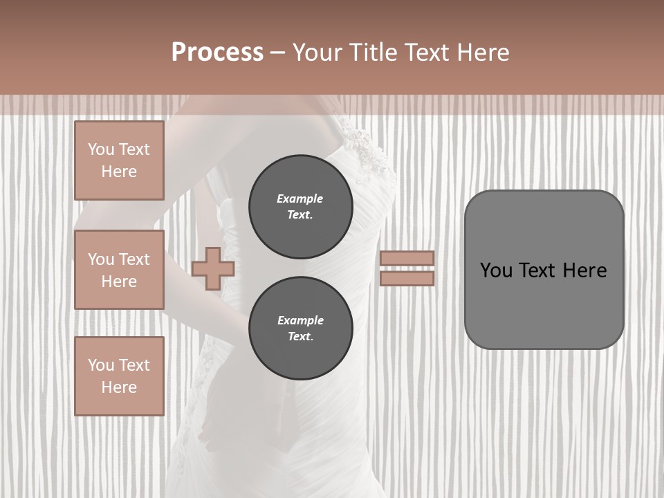 Portrait White Brunette PowerPoint Template