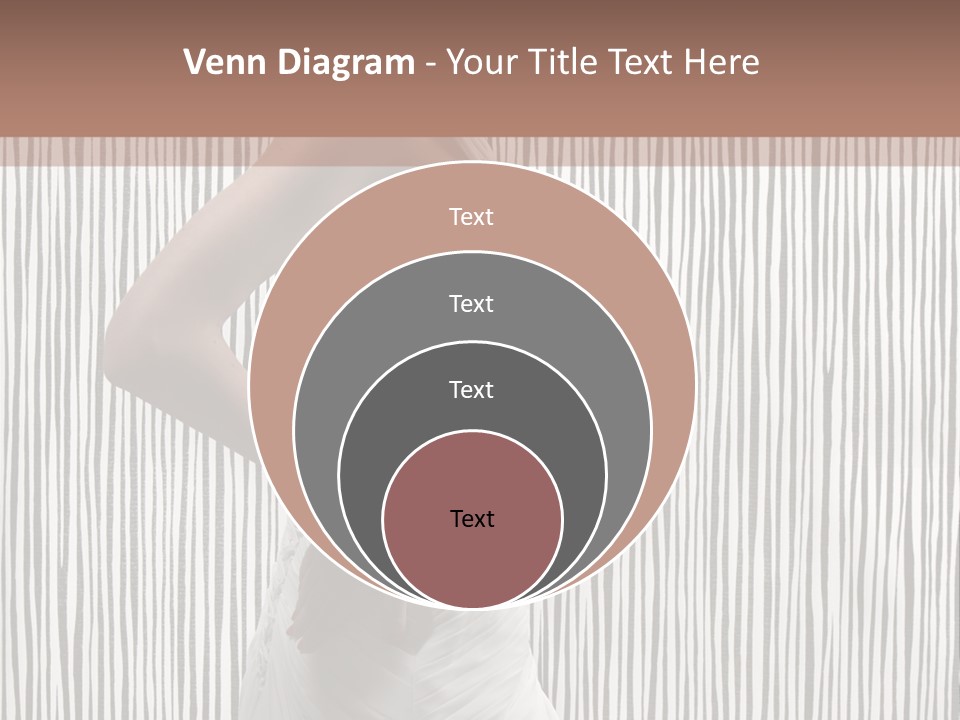 Portrait White Brunette PowerPoint Template