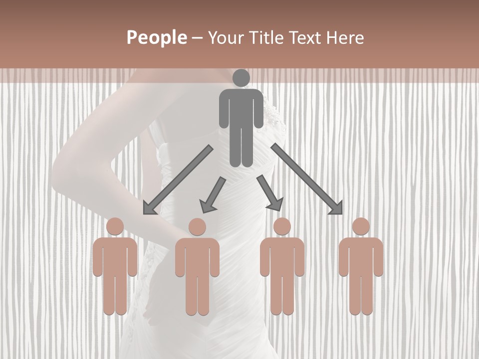 Portrait White Brunette PowerPoint Template