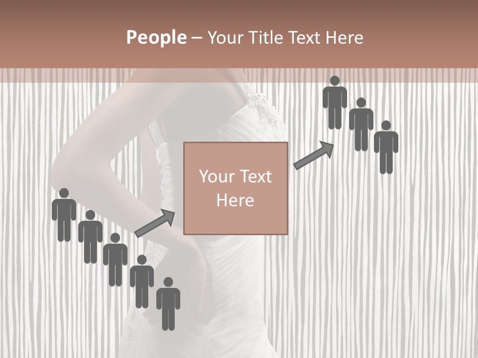 Portrait White Brunette PowerPoint Template