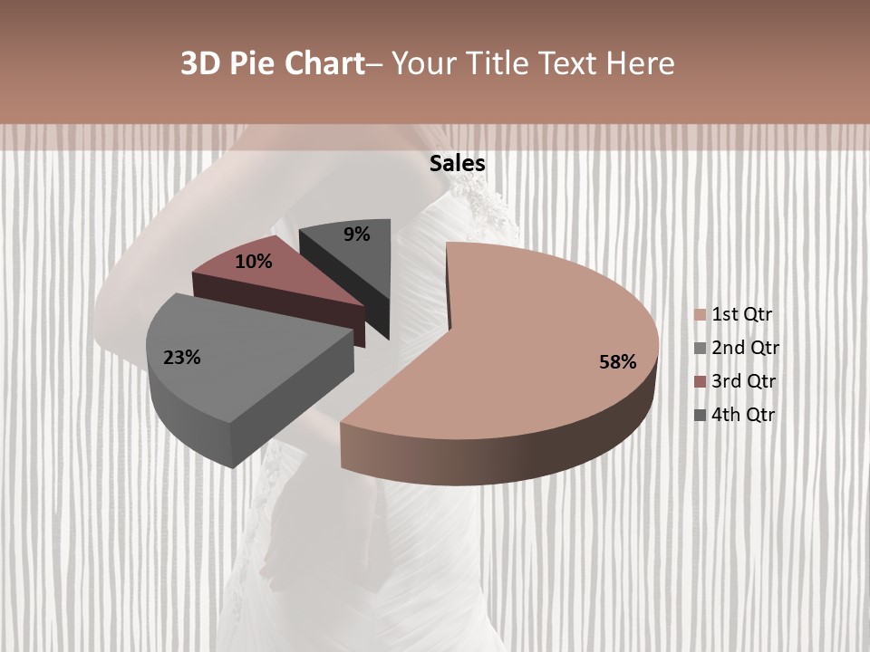 Portrait White Brunette PowerPoint Template