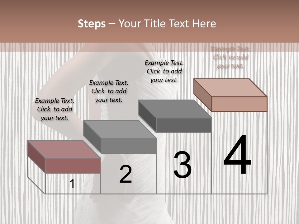 Portrait White Brunette PowerPoint Template