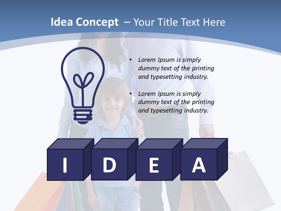 Lifestyles Retail Young PowerPoint Template