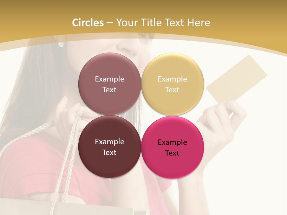 Happiness Cute Holding PowerPoint Template