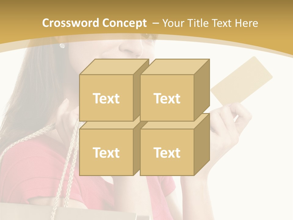 Happiness Cute Holding PowerPoint Template