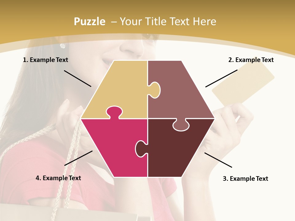 Happiness Cute Holding PowerPoint Template