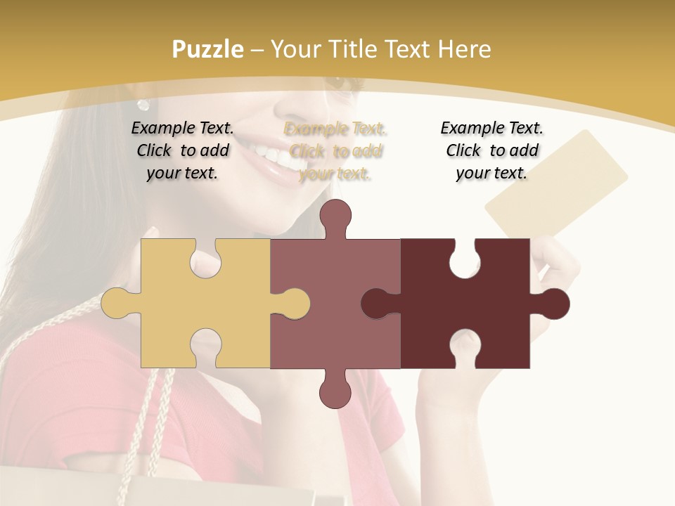 Happiness Cute Holding PowerPoint Template