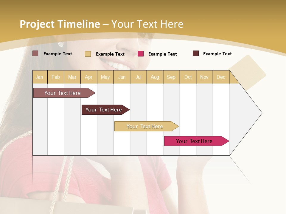 Happiness Cute Holding PowerPoint Template